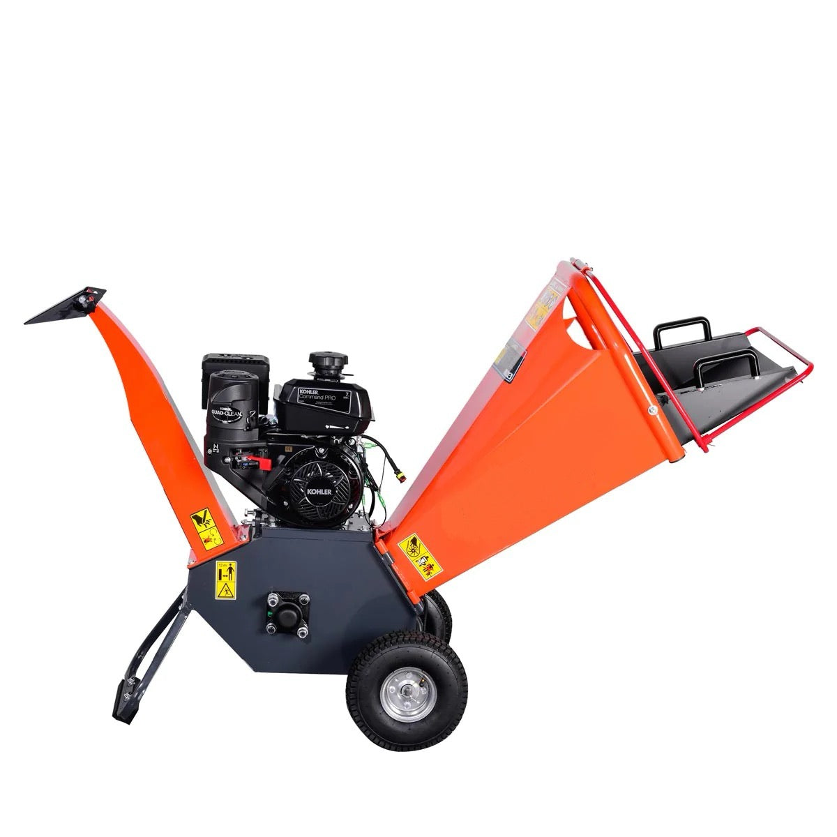 New Premium 4" Wood Chipper Powered by 7 HP Kohler Command Pro Series Engine