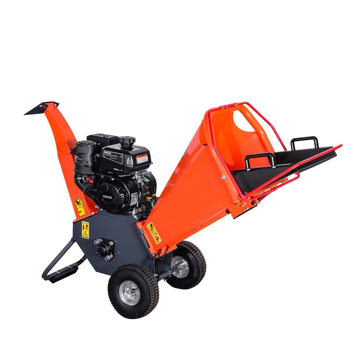 New Premium 4" Wood Chipper Powered by 7 HP Kohler Command Pro Series Engine