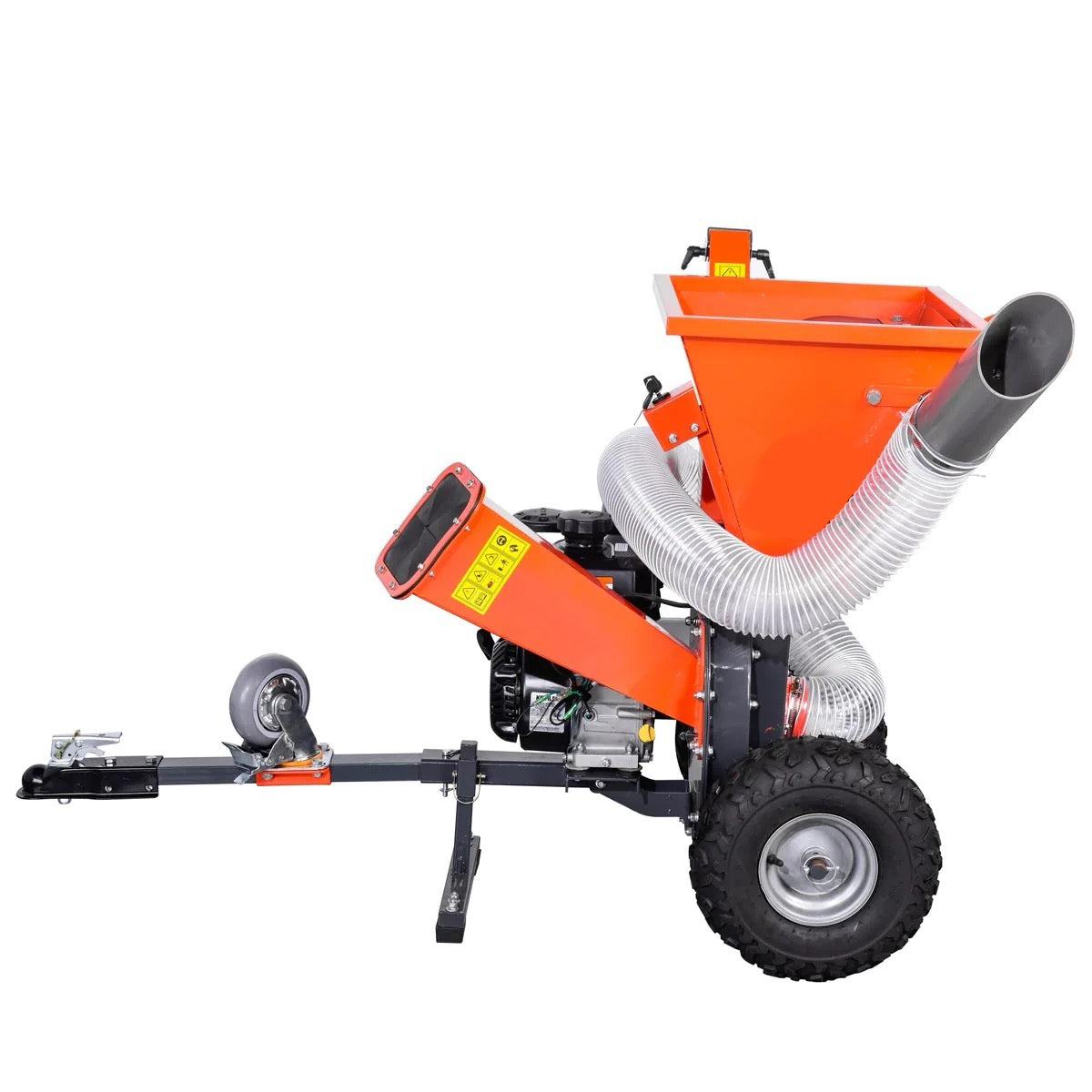 New Premium 3-in-1 3” Wood Chipper, Shredder & Vacuum, ATV Tow-Behind, 7 HP Kohler Engine, 6" Suction Port