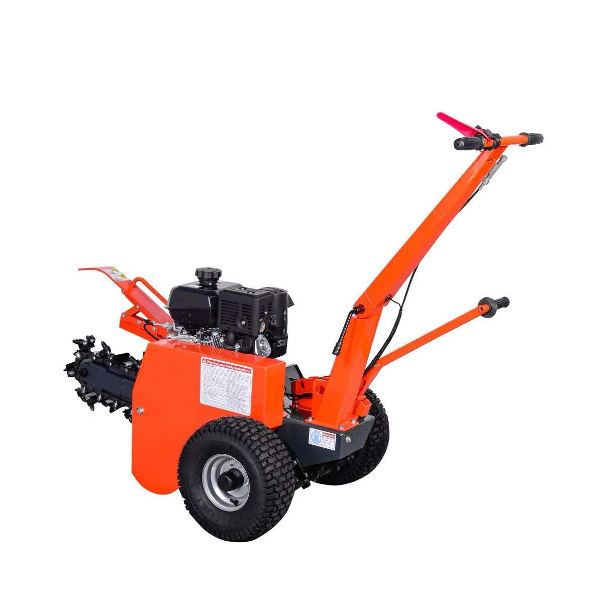 New Premium 18” Kohler Powered Trenching Machine, 4” Trench Width, 18” Trench Depth, 7 HP Gasoline Engine, Auto-Feed Auger