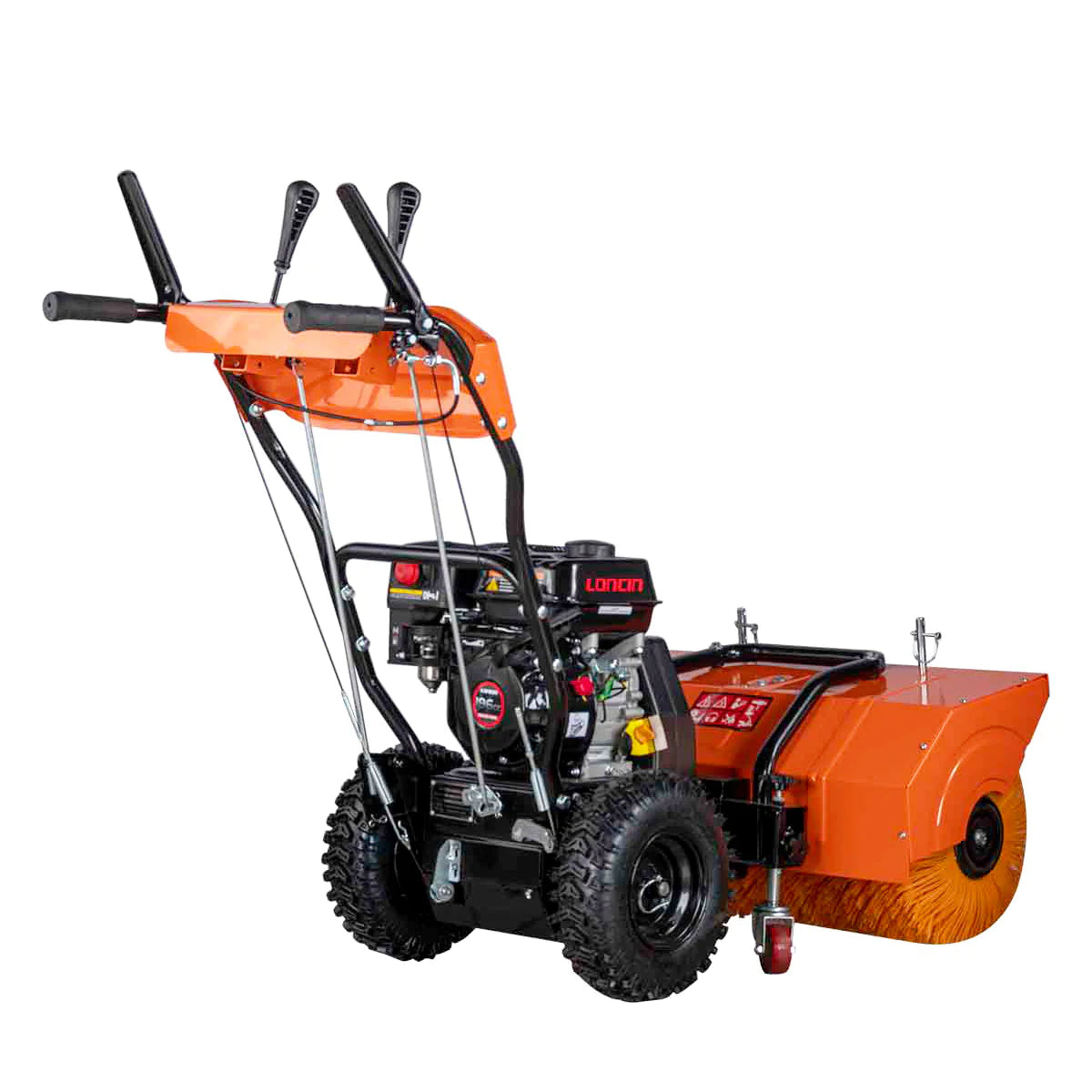 New Premium 32” All Season Surface Rotary Brush/Snow Broom, Self-Propelled