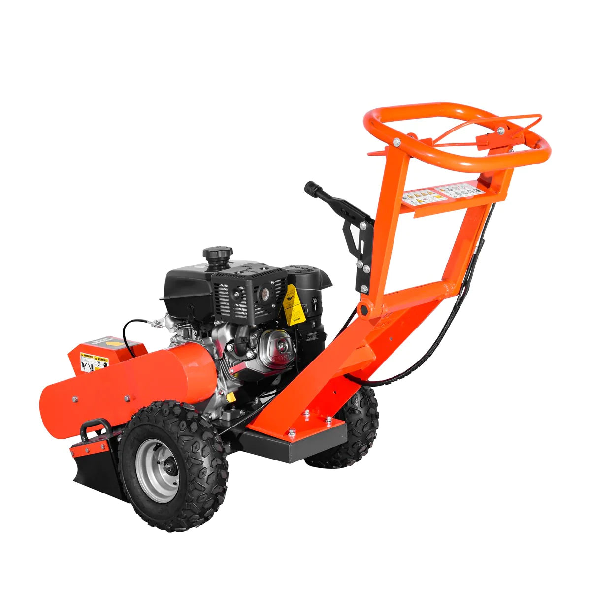 New Premium Walk-Behind Kohler Powered Stump Grinder, 9 Carbide Teeth, 24” Cutting Capacity