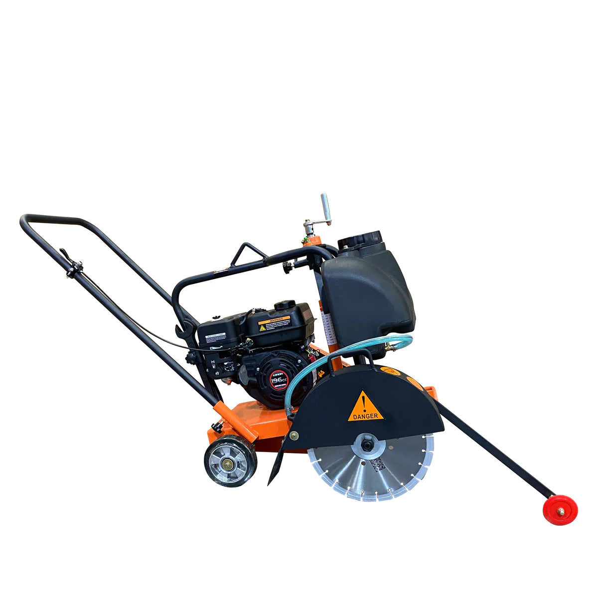 New Premium Heavy-Duty Walk Behind Concrete Floor Saw, w/6.5 HP Loncin Gasoline Engine, 3” Cutting Depth