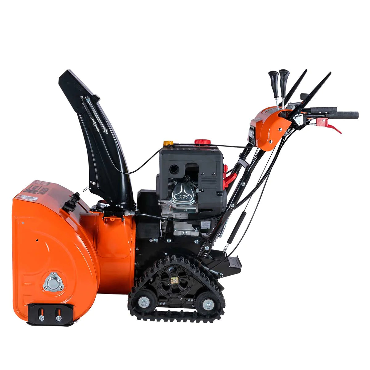 New Premium 34” Self-Propelled Gas-Powered Snow Blower, Dual-Stage, Rubber Track, Heated Hand Grips, Electric Start, 21” Intake Height