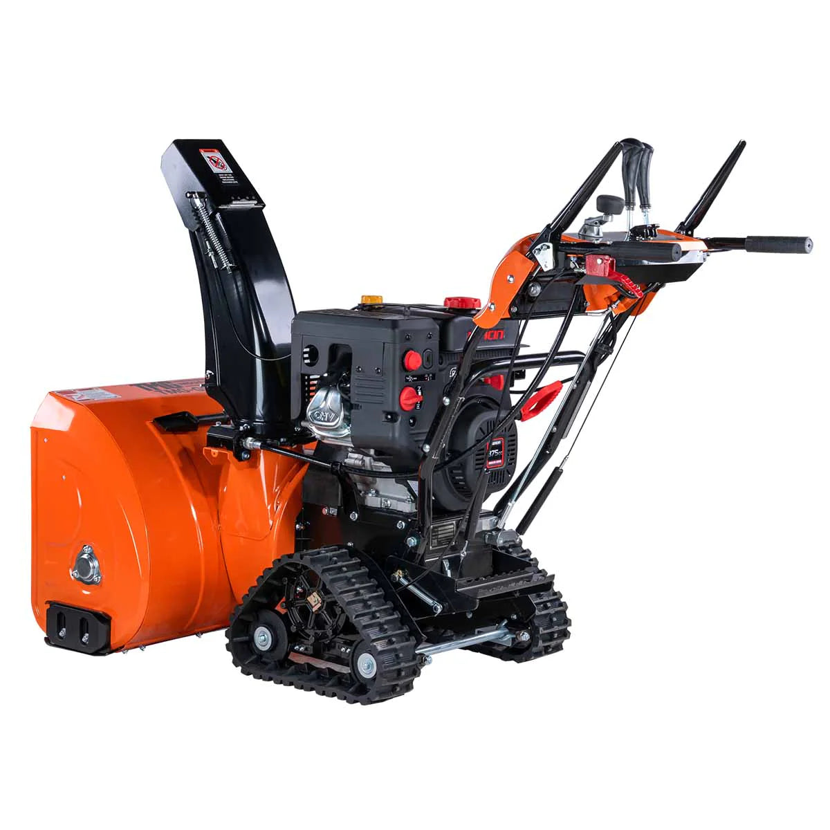 New Premium 34” Self-Propelled Gas-Powered Snow Blower, Dual-Stage, Rubber Track, Heated Hand Grips, Electric Start, 21” Intake Height