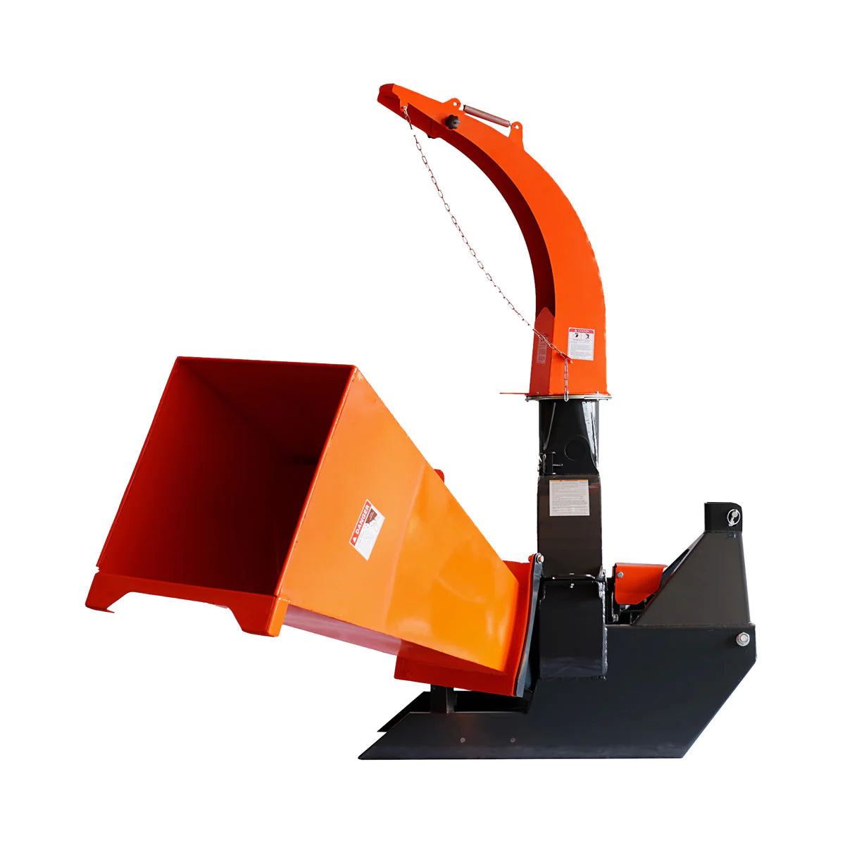 New Premium Compact 3-Point Wood Chipper, 6" Chipping Capacity, Category 1 Hookup, 30-75 HP Tractor