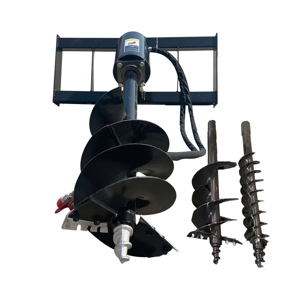 New Skid Steer Hydraulic Auger with 3 bits