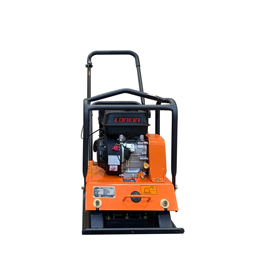 New Premium Vibratory Plate Compactor / Tamper, 3400 lb Compact Capacity, 6.5 HP Loncin Engine