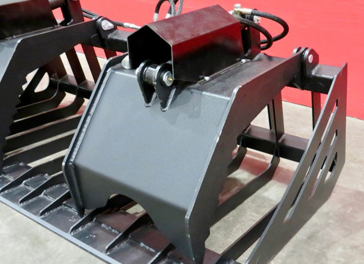 New 72" Dual-Cylinder Rock Grapple Bucket