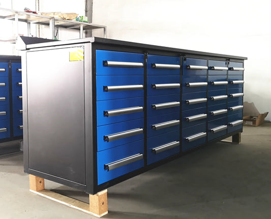 New 10' Blue Garage Cabinet Workbench