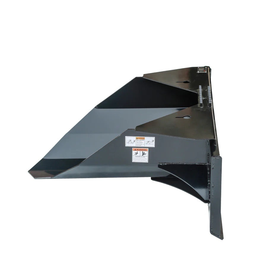 New Premium 42” Heavy-Duty Skid Steer Tree Scoop, 1500-lb Capacity, Chain Slot, 30” Mouth Opening, High Abrasive Cut Edge