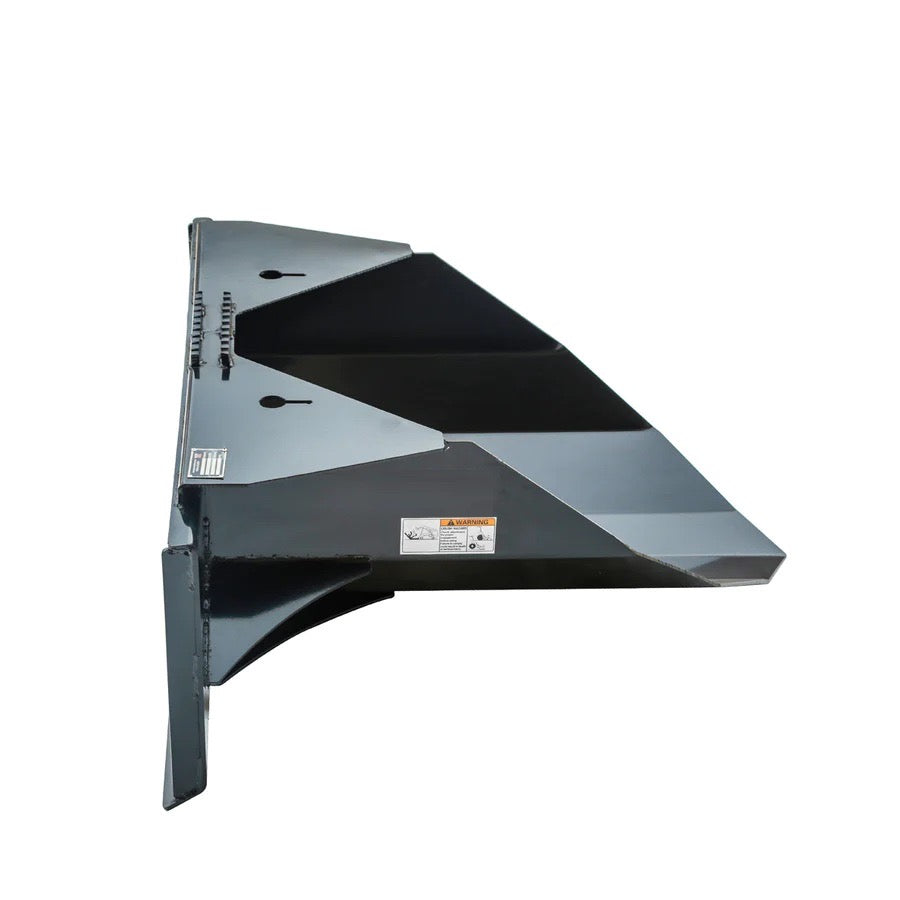 New Premium 42” Heavy-Duty Skid Steer Tree Scoop, 1500-lb Capacity, Chain Slot, 30” Mouth Opening, High Abrasive Cut Edge