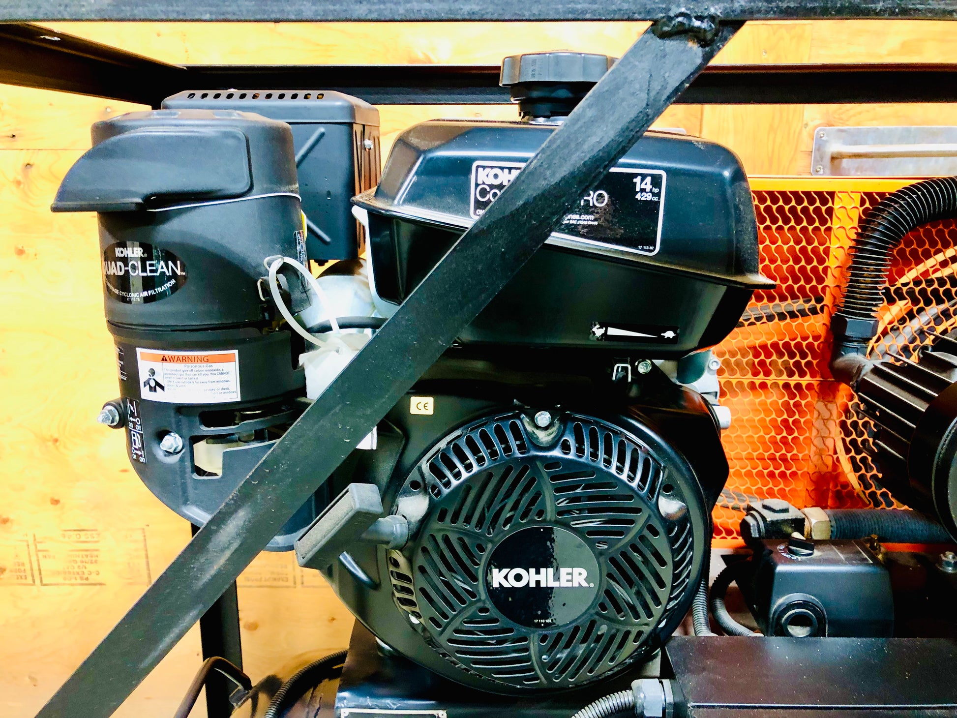 New 60 Gallon 2 Stage Truck Mounted Air Compressor 14 HP Kohler