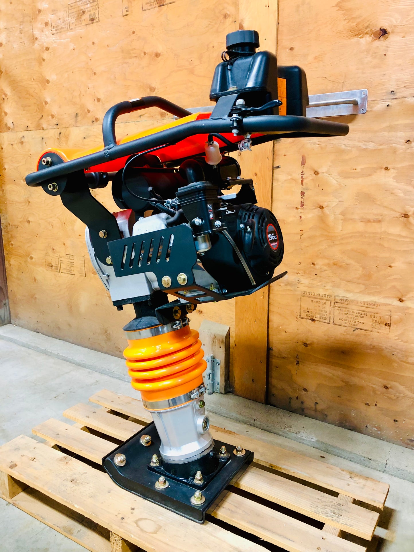 New 2250 lb Jumping Jack Tamping Rammer Compactor 26 Compaction Depth Asphalt Cohesive Granular Soils